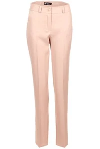 Beige straight trousers Size 2, 4, 6, 8, 10 US Fashionable NEW High Quality - Picture 1 of 5