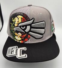 Mexican Hat Hecho En Mexico Aguila Federal Logo Snapback Flat Bill Baseball Cap