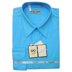 Men's Dress Shirt Formal Long Sleeve Button Up Classic Fit Pocket Dress Shirt - Picture 1 of 132