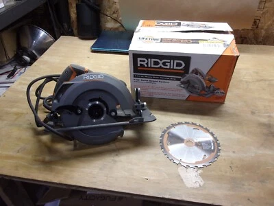 RIDGID HEAVY DUTY 7-1/4" CIRCULAR SAW W/ BLADE # R32051 - Image 1 of 4