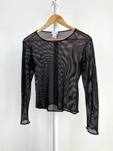 Top Dolce Gabbana Vintage Malla Manga Larga Negro, Talla L - Imagen 1 de 7