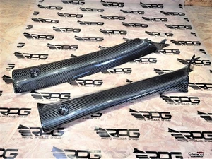 RPG Carbon Interior A Pillar Trim for 08-14 Subaru Impreza WRX STi GR GV GF GE - Picture 1 of 8