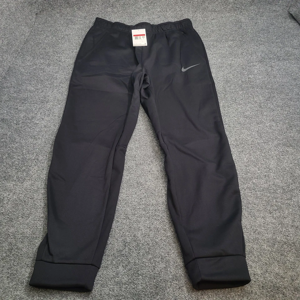 Nike Men's Black Therma Jogger Pants Activewear 10023 Size L