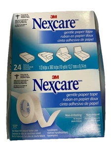 Nexcare - Micropore Tape - 1/2” X 360” (10 Yd) - Gentle Paper Tape - Box of 24 - Picture 1 of 4