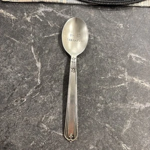 Mud Pie Thanksgiving Serving Spoon ("Oh So Thankful") 10 x 3.0x 0.5 inches - Picture 1 of 2