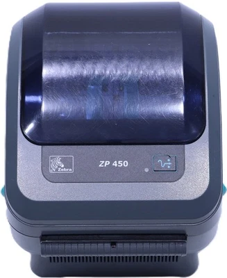 ZEBRA ZP450-0501-0000A THERMAL LABEL PRINTER *READ* - Image 1 of 4