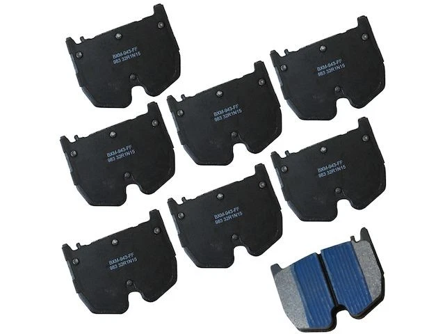 Juego de pastillas de freno delanteras Bendix 33MP99W para Mercedes E55 AMG 2003-2006 Foto 1 de 1