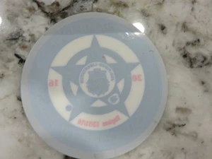 Fraternal Order Of Police 2016 Miembro 2 1/4" Interior Ventana Adhesivo Emblema NUEVO - Imagen 1 de 3