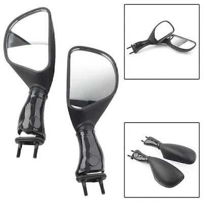Rear View Mirror for Kawasaki Ninja 650R 2006-2008 ZX6R 1998-02 ZX9R 98-03 Black Foto 1 de 4