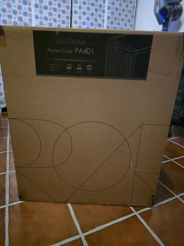 ASUS ProArt Pa401 Wood Metal Pwm| PC-Gehäuse Torre AT 5 " 90DC00M0-B39010