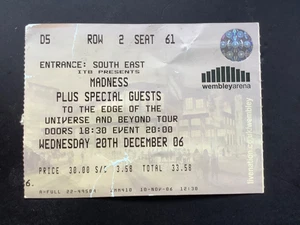 MADNESS & Special Guests Concert Ticket Wembley 2006 - Foto 1 di 2