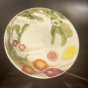 William Sonoma Vegetable Farmers Market Design 13" Serving Bowl - Picture 1 of 4