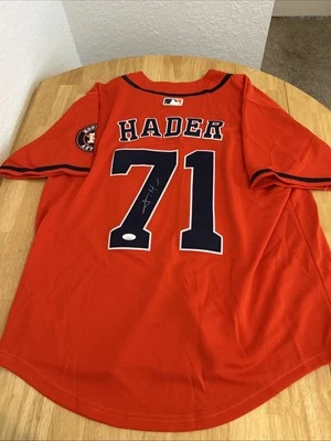 Josh Hader Houston Astros Autographed Jersey JSA Certified - Image 1 of 4