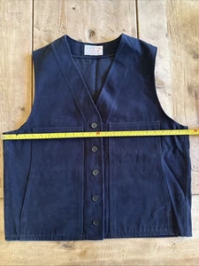 Filson Moleskin Vest - Navy, Large - Picture 1 of 4