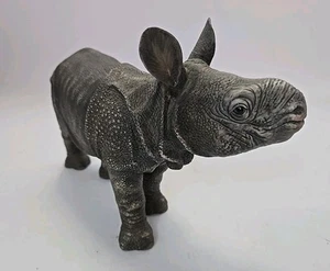 1992 Lenox Greater Asian Rhino Porzellan Figur - Bild 1 von 14