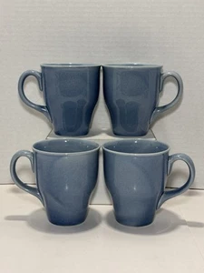 Juego de 4 tazas de café Russel Wright Oneida Manitoba azul - Imagen 1 de 7