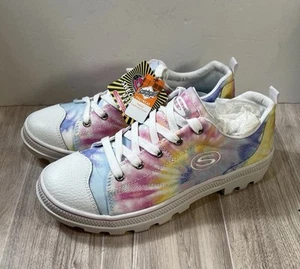 Skechers  Roadies Berkeley Blocks Multicolor Rainbow Sneakers Shoes Size US 7.5 - Picture 1 of 13