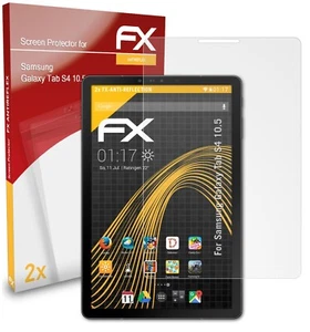 atFoliX 2x Screen Protection Film for Samsung Galaxy Tab S4 10.5 matt&shockproof - Afbeelding 1 van 8