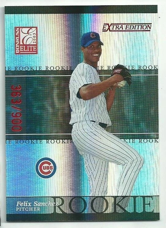 2003 Donruss Elite Extra Edition Felix Sanchez Rookie RC #363/900 Cubs #20 - Image 1 of 1