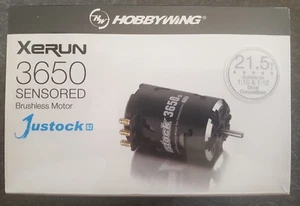 HOBBYWING JUSTOCK 21.5T SENSORED BRUSHLESS FIXED TIMING MOTOR. - Picture 1 of 7