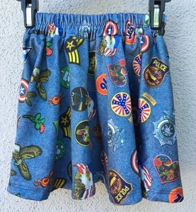 $50 NWT Zara Terez Multi Color Patch Skirt Girls Size Small 7/8 - Picture 1 of 2