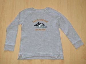 Schönes Jungen Sweatshirt Gr.128 Grau Pullover - Bild 1 von 1