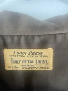 Vintage Single Stitch Dress Shirt - Picture 1 of 6