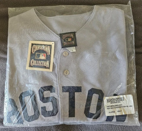Boston Red Sox Cooperstown Collection Jersey, New With Tags Cover