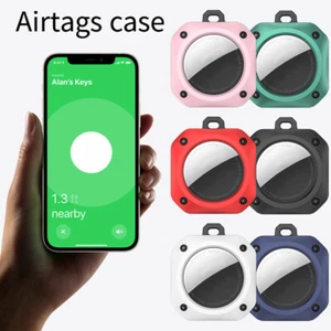 Per Apple AirTag Protezione Tracker Portachiavi Custodia Antiurto Ibrida Cover Holder - Foto 1 di 16