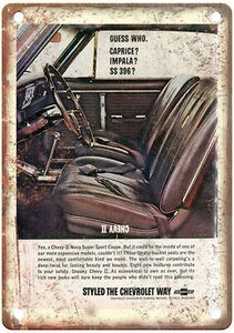 Metal Sign - 1966 Chevrolet Chevy II Nova SS Ad - Retro Look Reproduction A10437 - Picture 1 of 2