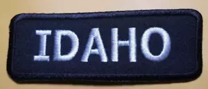IDAHO Embroidered Patch approx 1.25x3.75" - Picture 1 of 2