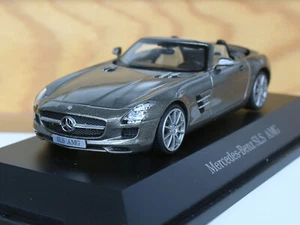 Schuco Mercedes SLS AMG Roadster in "AMG Monza grau magno" - dealer 36 - 1:43 - Picture 1 of 8