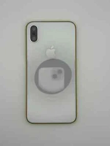 Coque arrière de remplacement pour iPhone X - Style OEM (Argent) - Photo 1 sur 3