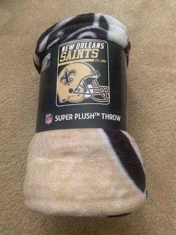 New Orleans Saints Super Plush Throw - NFL Football (campaign) 46 x 60 inches Cover