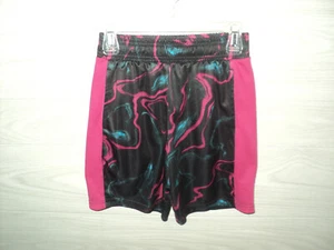 Athletic Works Boys Shorts Size M (8) Black, Hot Pink, Aqua Elastic Waist - Picture 1 of 3