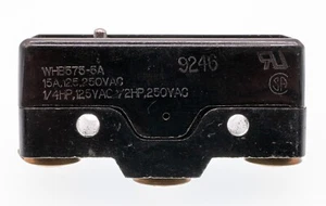 Unimax WHB575-5A SPDT 15A 125,250VAC Pin Plunger Micro Limit Switch, NOS - Picture 1 of 4