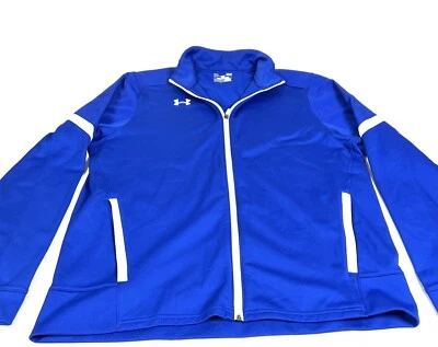 Chaqueta azul con cremallera completa Under Armour para hombre talla L Foto 1 de 4