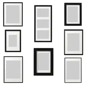 IKEA Ribba Picture Frame Square Photo Display Home Decor Different Sizes Black  - Picture 1 of 25