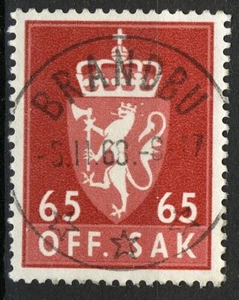 Noruega 1955-68, NK T90 Son Superb Brandbu 8.11.68 (OP) - Imagen 1 de 1