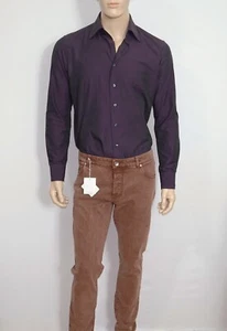 $845 NEW Brunello Cucinelli Trousers in Red W35" x L32" Skinny Fit Made in ITALY - Picture 1 of 12