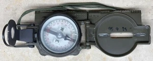 1984 Sandy-183 US Military Magnetic Compass 3H NSN 6605-01-196-6971 Stocker READ - Picture 1 of 12