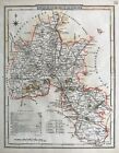 1840 Antique Map; Oxfordshire. Cole &amp; Roper. Orig Outline Colour
