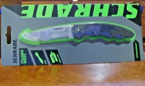 Schrade pocket knife Black G10 handle with Clip TAYLOR brands NOS New - Picture 1 of 3