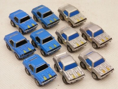 Micro Machines 1971 Plymouth 'Cuda x10 '71 Barracuda Silver & Blue - Image 1 of 2