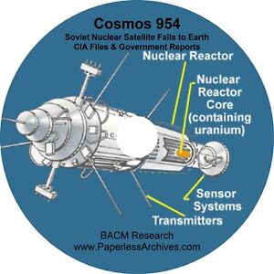 Cosmos 954 - sowjetischer Atomsatellit fällt auf die Erde - CIA-Akten