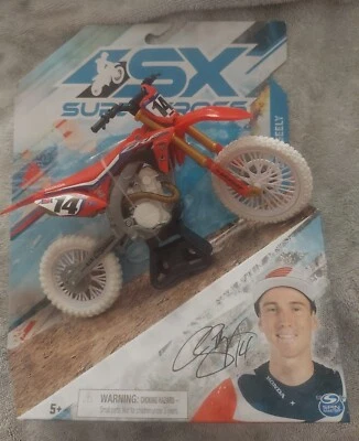 SX Supercross  Target Exclusive  Cole Seeley Chase Bike🔥White Tires Rare 1:10  - Image 1 of 3