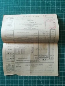 vo30 - 2 pages circa 1914 avertissement impôts Famille Coutant Chécy - Picture 1 of 2