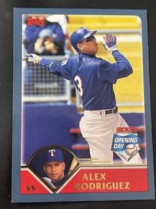 2003 Topps Alex Rodriguez Texas Rangers #1 - Picture 1 of 2
