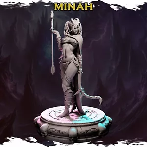 Dungeons & Dragons Playable Character - Female Human Minah - Ranger, Fighter - Picture 1 of 6