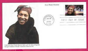 EE. UU. 2003 Mystic FDC - ZORA NEALE HURSTON Autor Shs EATONVILLE, FL - Imagen 1 de 2